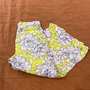 Floral Linen Pants